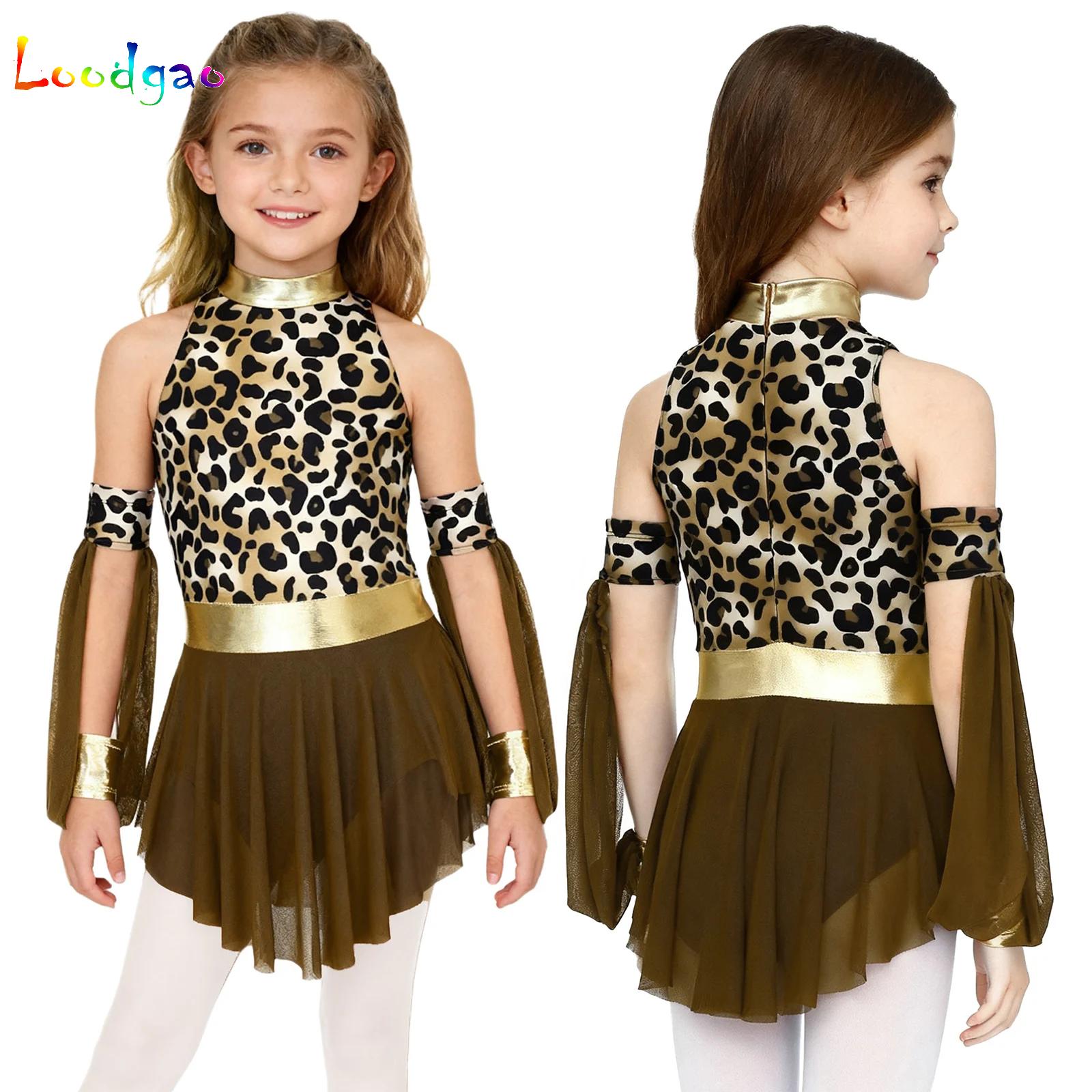 Summer Clothing For Girls - 어린이 레오파드 야만인 동굴인간 크루드스 원시