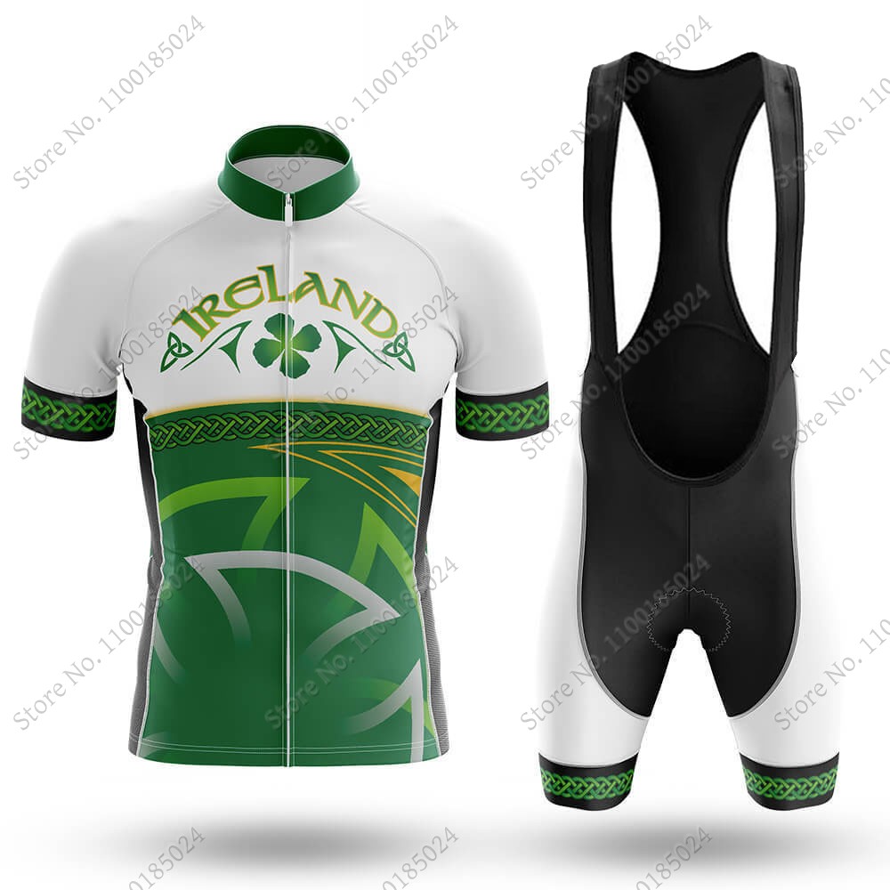 Ireland Summer Clothing - 2024 아일랜드 내셔널 사이클링 저지 세트,