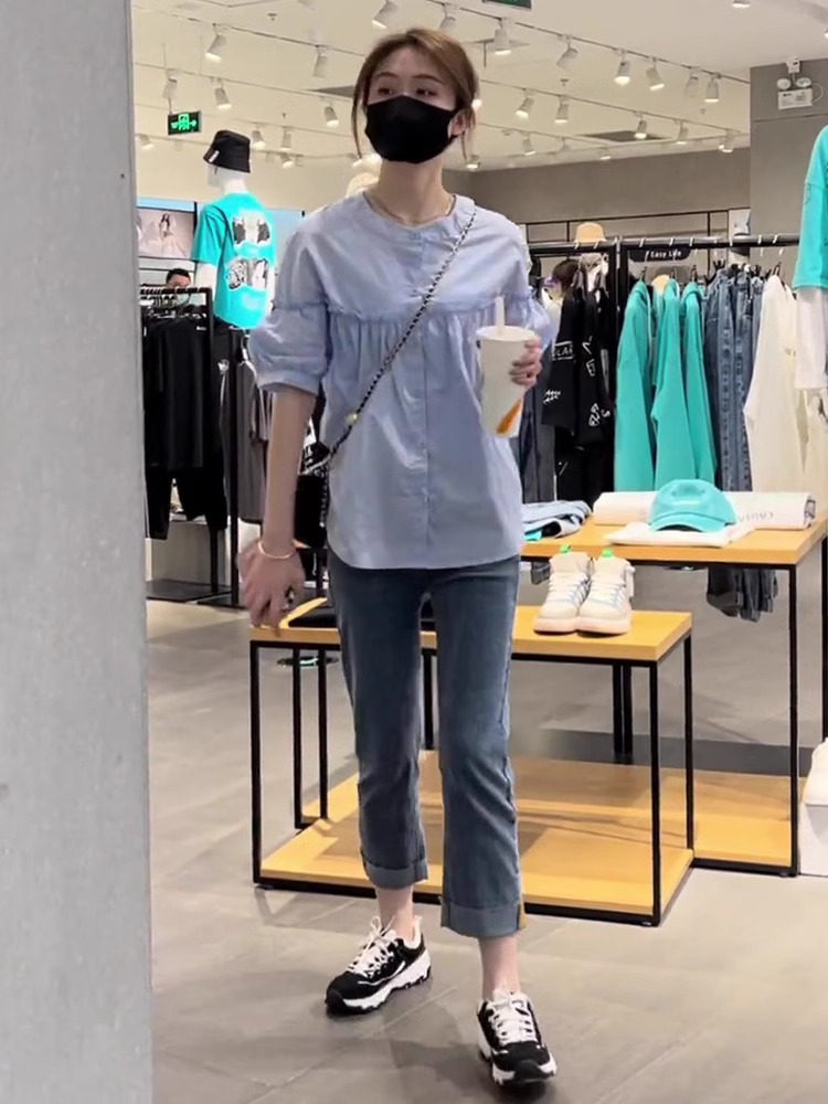 Summer Clothing New Look - 캐주얼하고 세련된 세트, 젊은 감각의 나무결