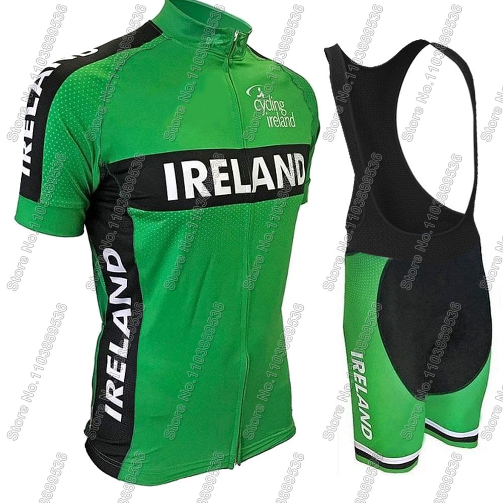 Ireland Summer Clothing - 2025 아일랜드 팀 사이클링 저지 남성
