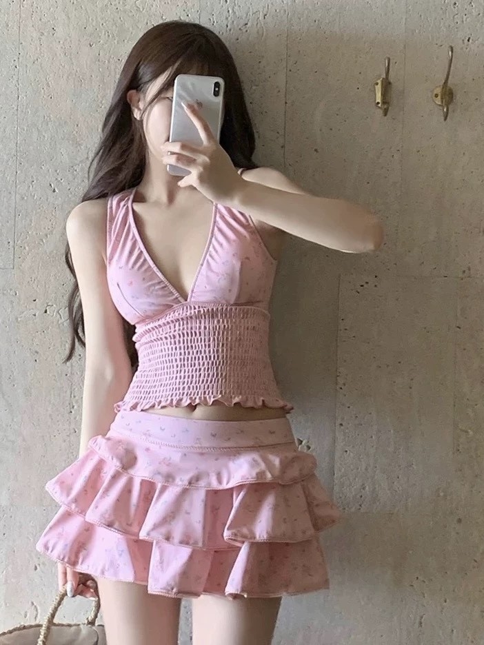 Summer Clothing Sets - 여름 여성 의류 슬리밍 탱키니 수영복