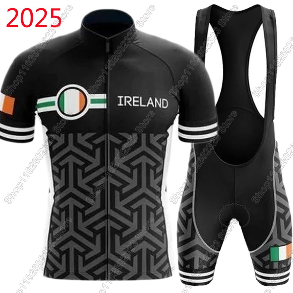 Ireland Summer Clothing - 아일랜드 국가대표 사이클링 저지 2025 세트