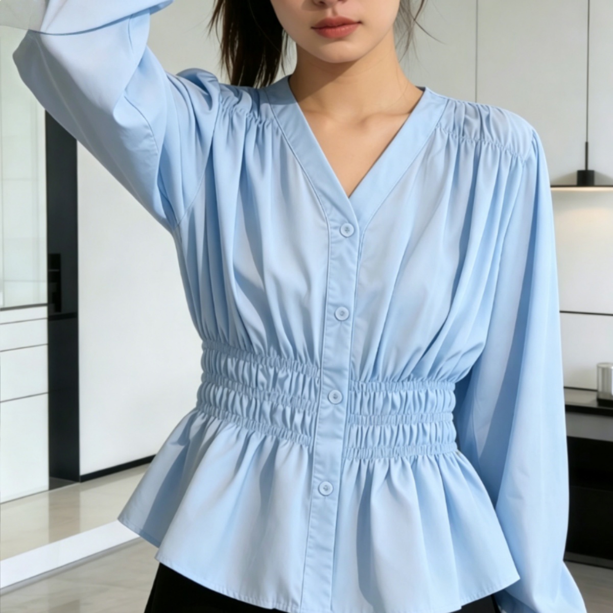 200파운드 이상 체중 여성용 오피스룩 셔츠 및 블라우 - Summer Upf Clothing 리뷰 및 가격