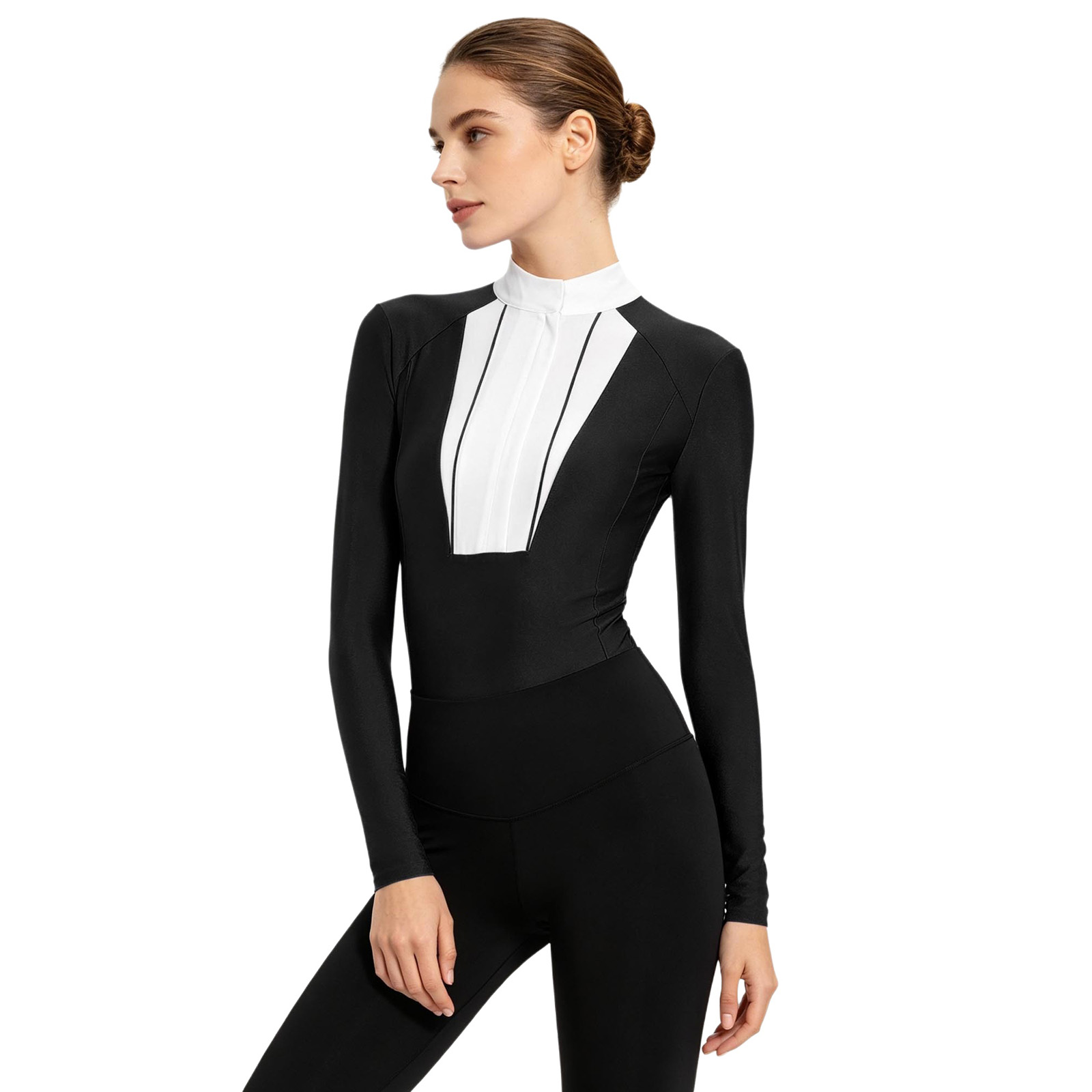 여성 승마복 바디수트 승마 의류 목폴라 긴팔 지퍼 레오 - Summer Equestrian Clothing 리뷰 및 가격