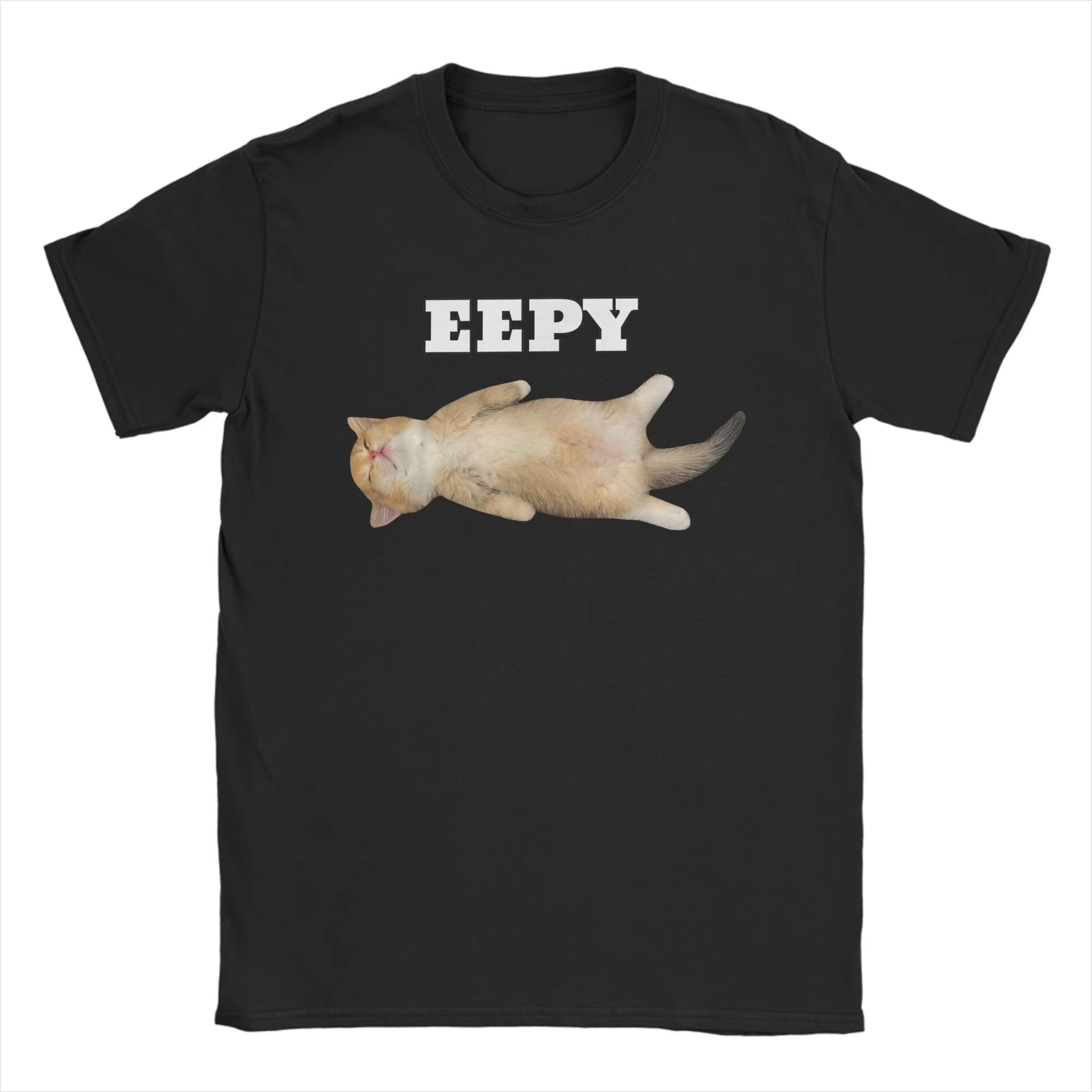 2026 핫 남성 티셔츠 Eepy Cat Sleepy  - Summer Clothing Gif 리뷰 및 가격