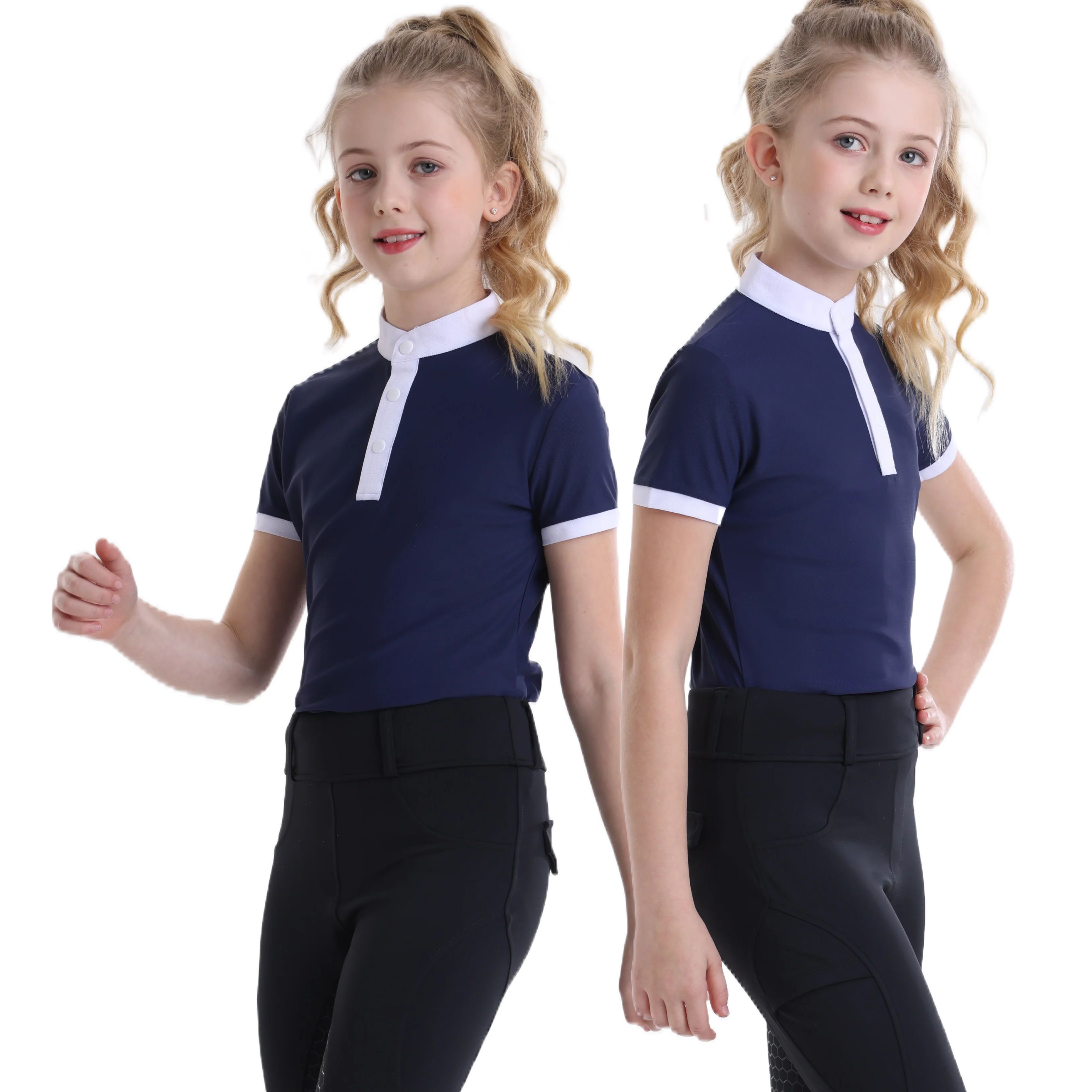 여름 아동용 승마 반팔 티셔츠 아동 승마복 여름 반팔  - Summer Equestrian Clothing 리뷰 및 가격