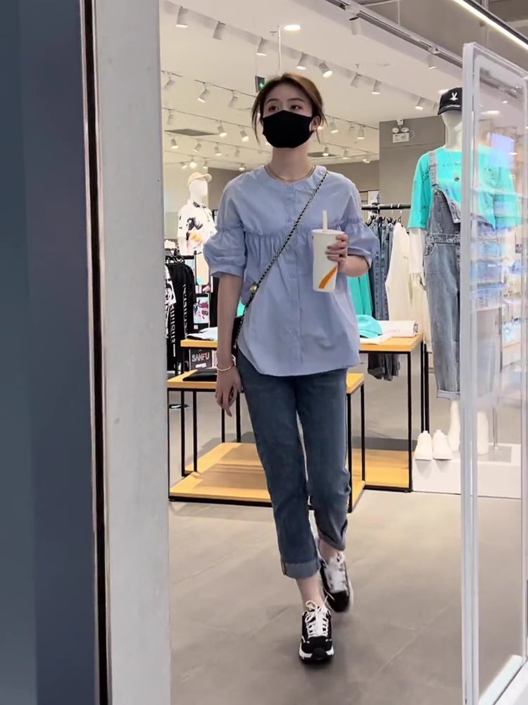 캐주얼하고 세련된 세트, 젊은 감각의 나무결 무늬 반팔 - Summer Clothing New Look 리뷰 및 가격