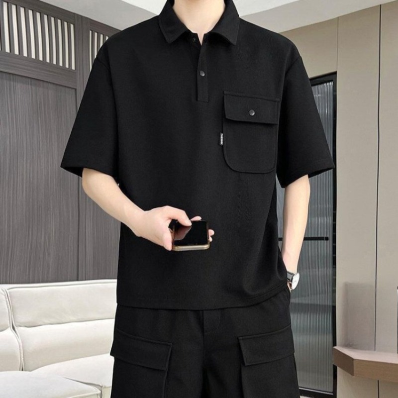 남성 여름 반팔 폴로셔츠 반바지 세트 프리미엄 품질 통 - Summer Clothing Sets 리뷰 및 가격