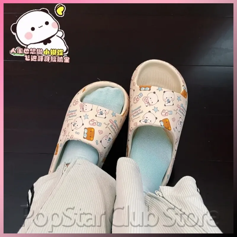 정품 애니메이션 주변기기 부부 두두 곰 슬리퍼 여름 귀 - Summer Clothing Gif 리뷰 및 가격