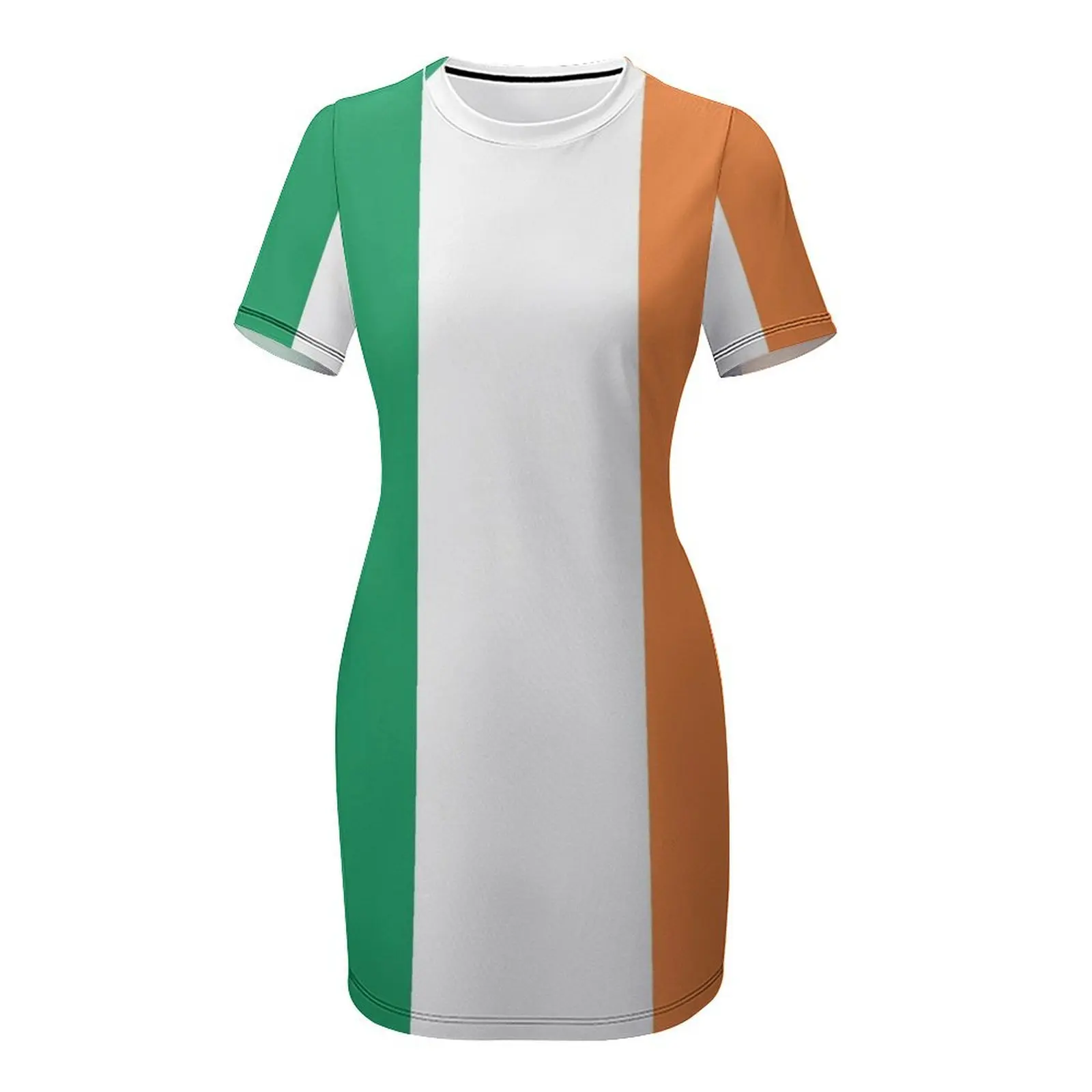 아일랜드 국기 반팔 드레스 럭셔리 여성 이브닝 드레스  - Ireland Summer Clothing 리뷰 및 가격