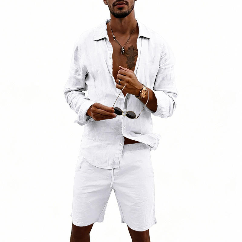 여름 남성 린넨 캐주얼 루즈핏 긴팔 버튼 가디건 셔츠  - Linen Shorts Men 리뷰 및 가격