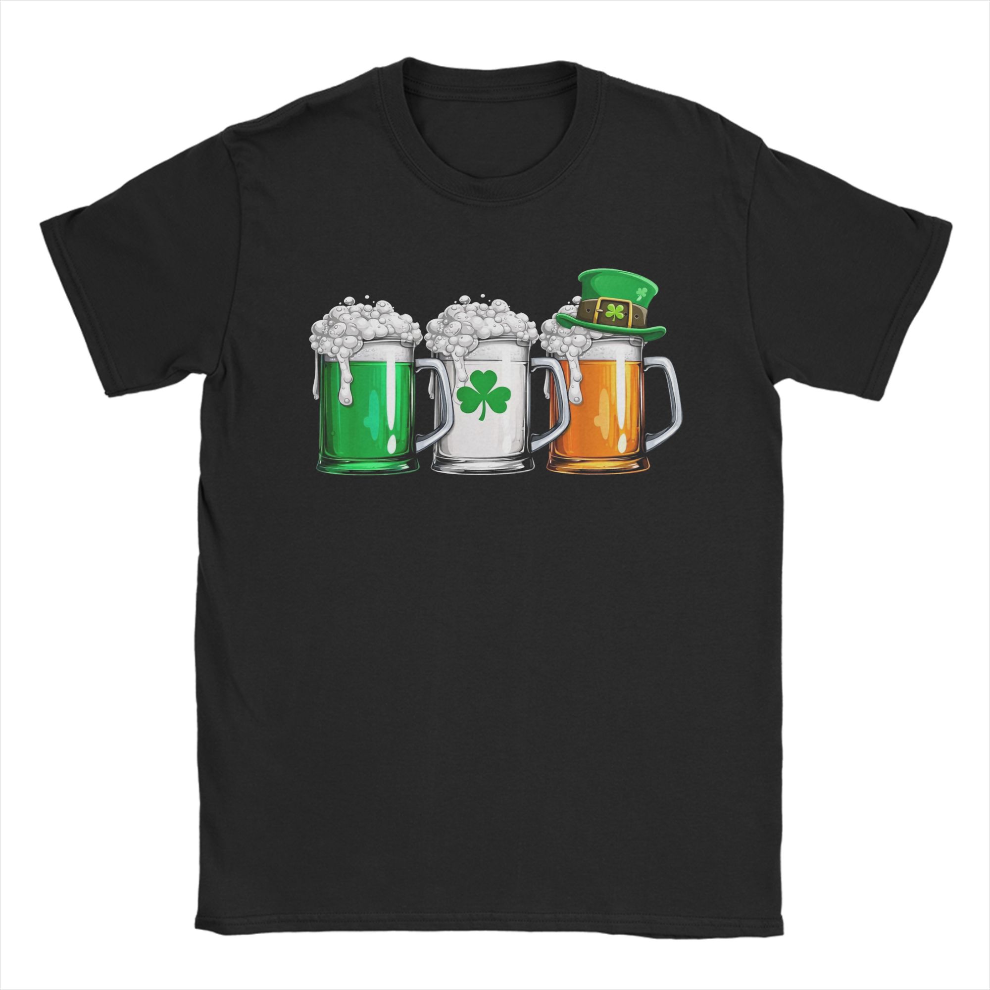 남성용 아일랜드 맥주 아일랜드 국기 성 패트릭 데이 티 - Ireland Summer Clothing 리뷰 및 가격