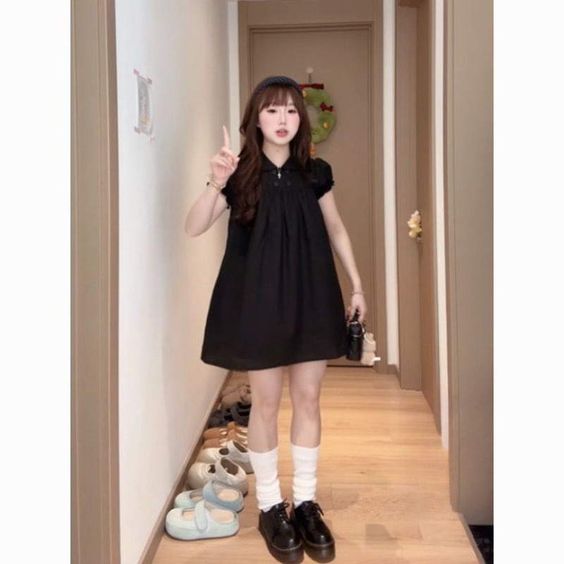 인형 칼라 A라인 원피스 슬림핏 여름 신상 첫사랑 버블 - Summer Clothing New Look 리뷰 및 가격